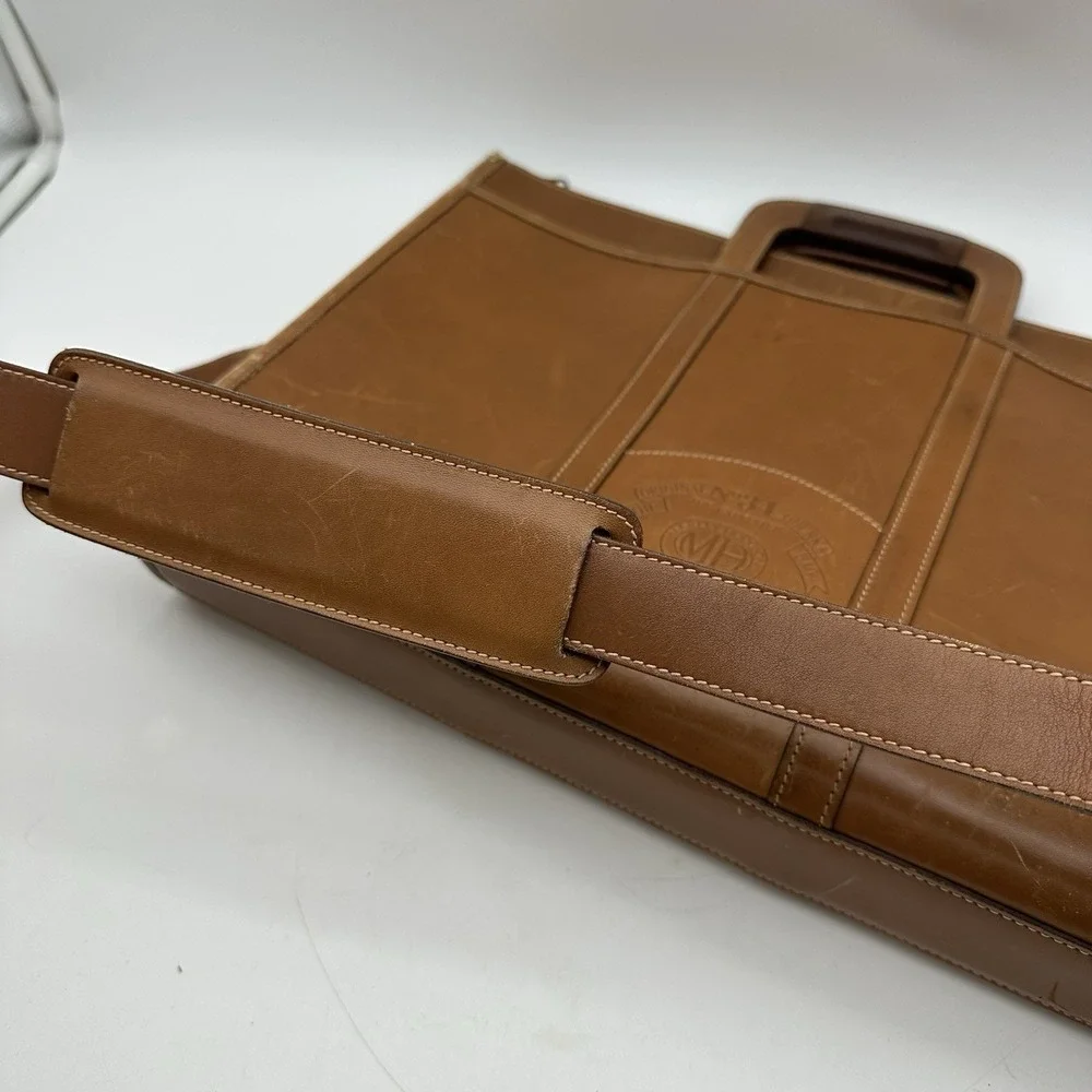VTG Ghurka No 34 Expediter Marley Hodgson Leather Briefcase Messenger Bag 16